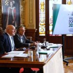 Carnero en la defensa de la candidatura de Ciudad Europea del Deporte