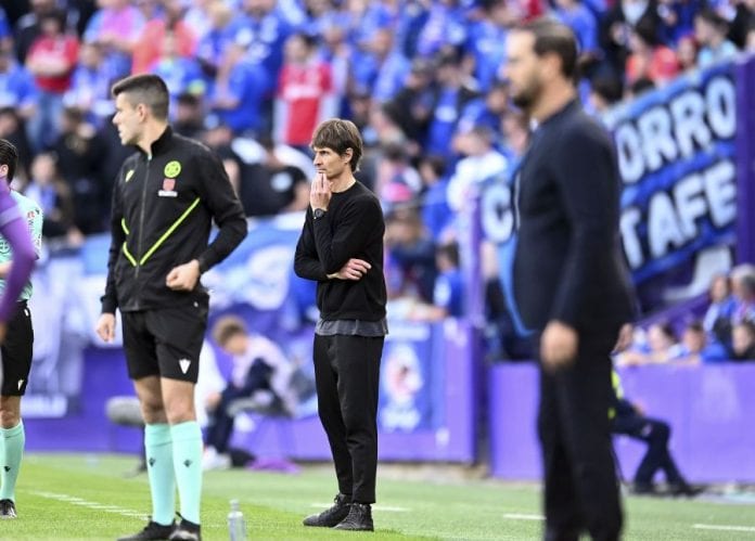 Álvaro Rubio en zona técnica