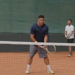 Ronaldo jugando al tenis