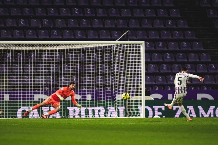 Javi Sánchez marcó un penalti