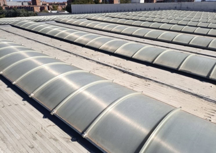 Fotos cubierta Polideportivo Pisuerga