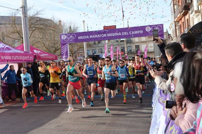 Inicio de la Media Maratón de Medina del Campo