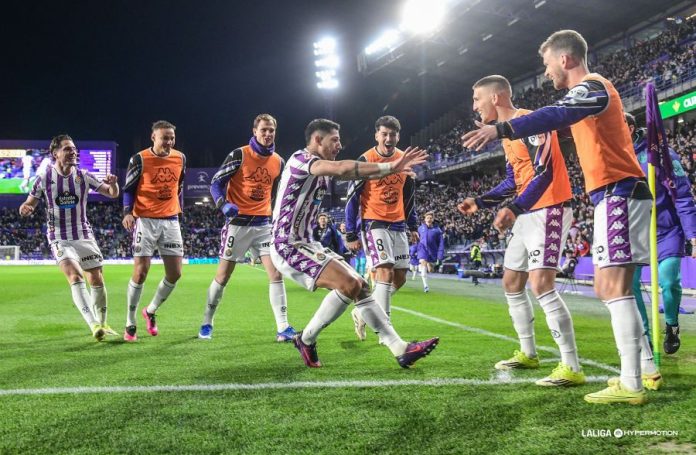 Marcos André anotó el tanto del Real Valladolid