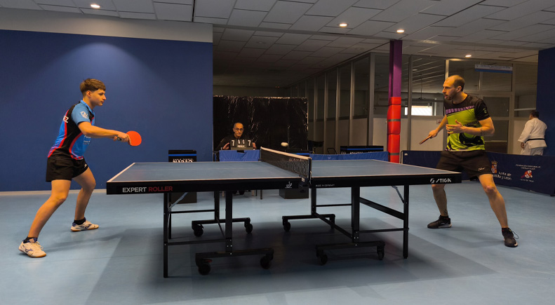 Partido de tenis de mesa
