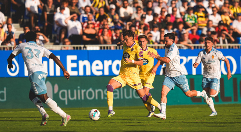 Partido entre Zaragoza y Valladolid en el Ibercaja