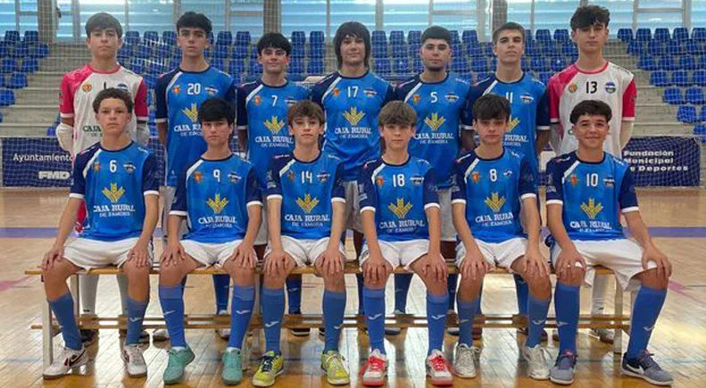 equipo cadete del Valladolid Sport Sala