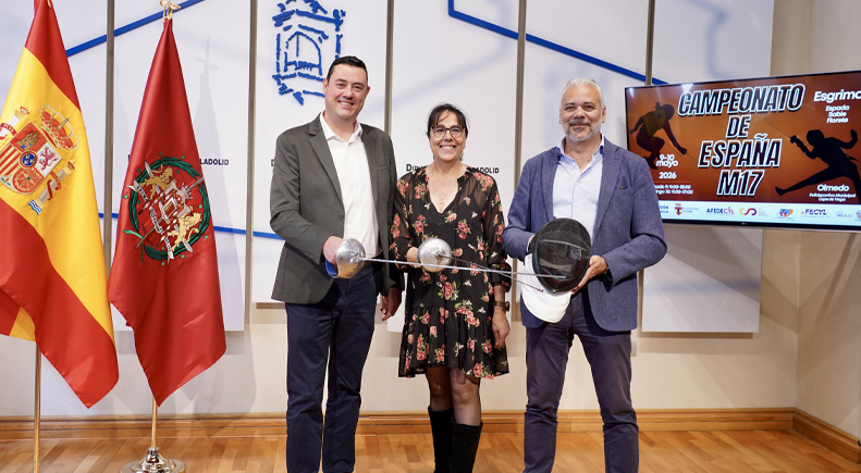 presentación del Campeonato de España de esgrima en Olmedo Presentación del Campeonato de España de esgrima en Olmedo