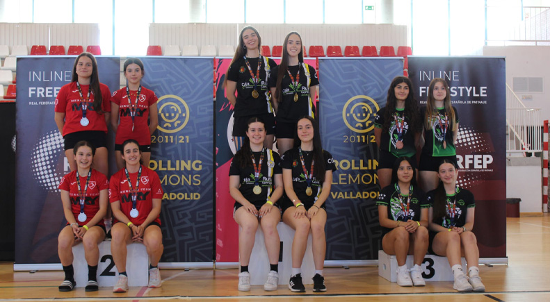 Equipo femenino del Rolling Lemons