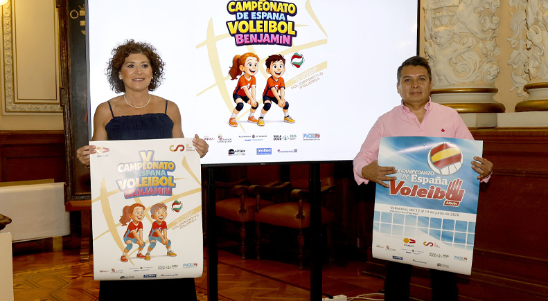 Presentación de los Campeonatos de España de voleibol