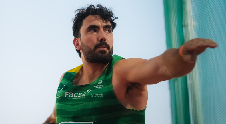 Diego Casas en el Campeonato de España de Málaga
