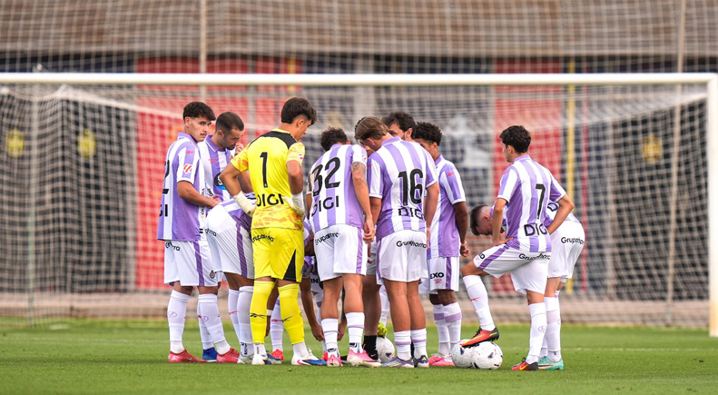 Real Valladolid en Las Rozas en el amistoso ante el Getafe