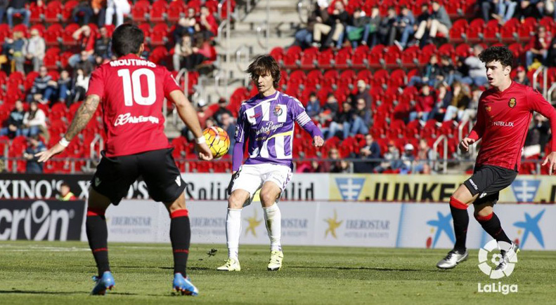 Álvaro Rubio, en el encuentro de la temporada 15-16 en Son Moix