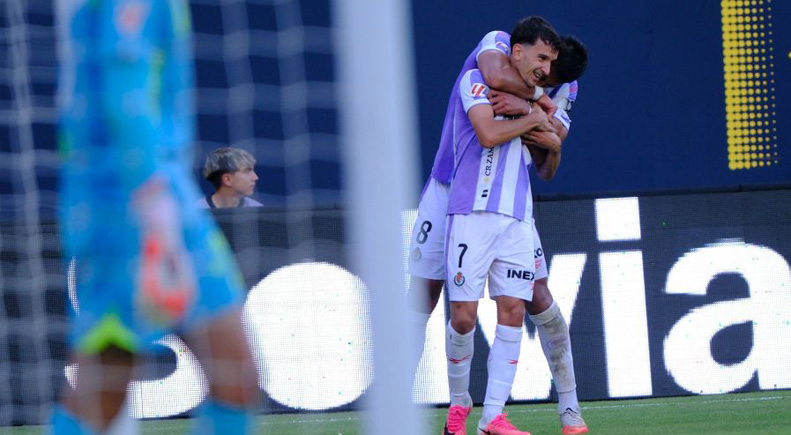 Chacón tras su gol del empate