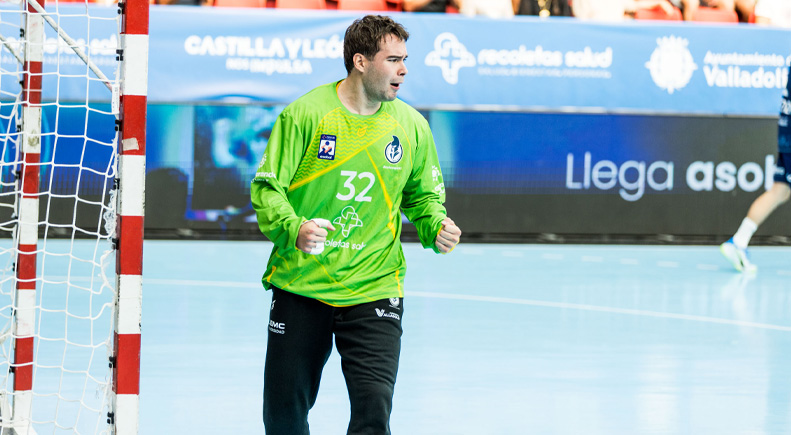 Benedek Nagy en el partido ante Tubos Aranda