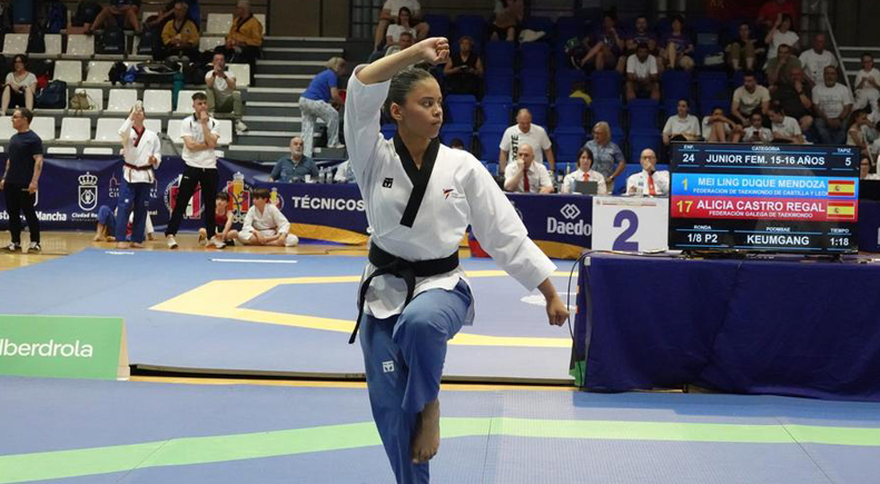 Mei Ling Duque en el Open Internacional Mei Ling Duque en el Open Internacional