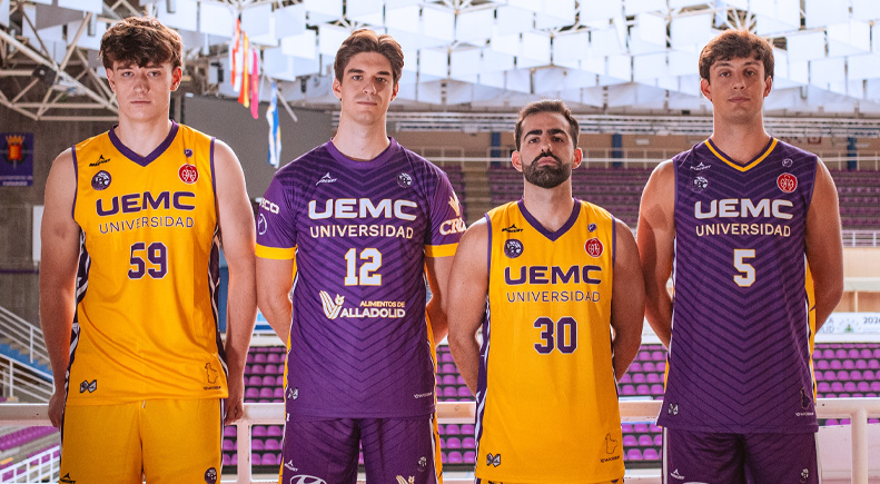 Nuevas camisetas del UEMC Baloncesto Valladolid Nuevas camisetas del UEMC Baloncesto Valladolid